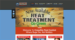 Desktop Screenshot of crossfirepestcontrol.com